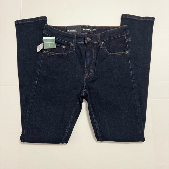 RSQ Men's Skinny Jeans - Dark Blue 29X32 - Picture 2 of 6